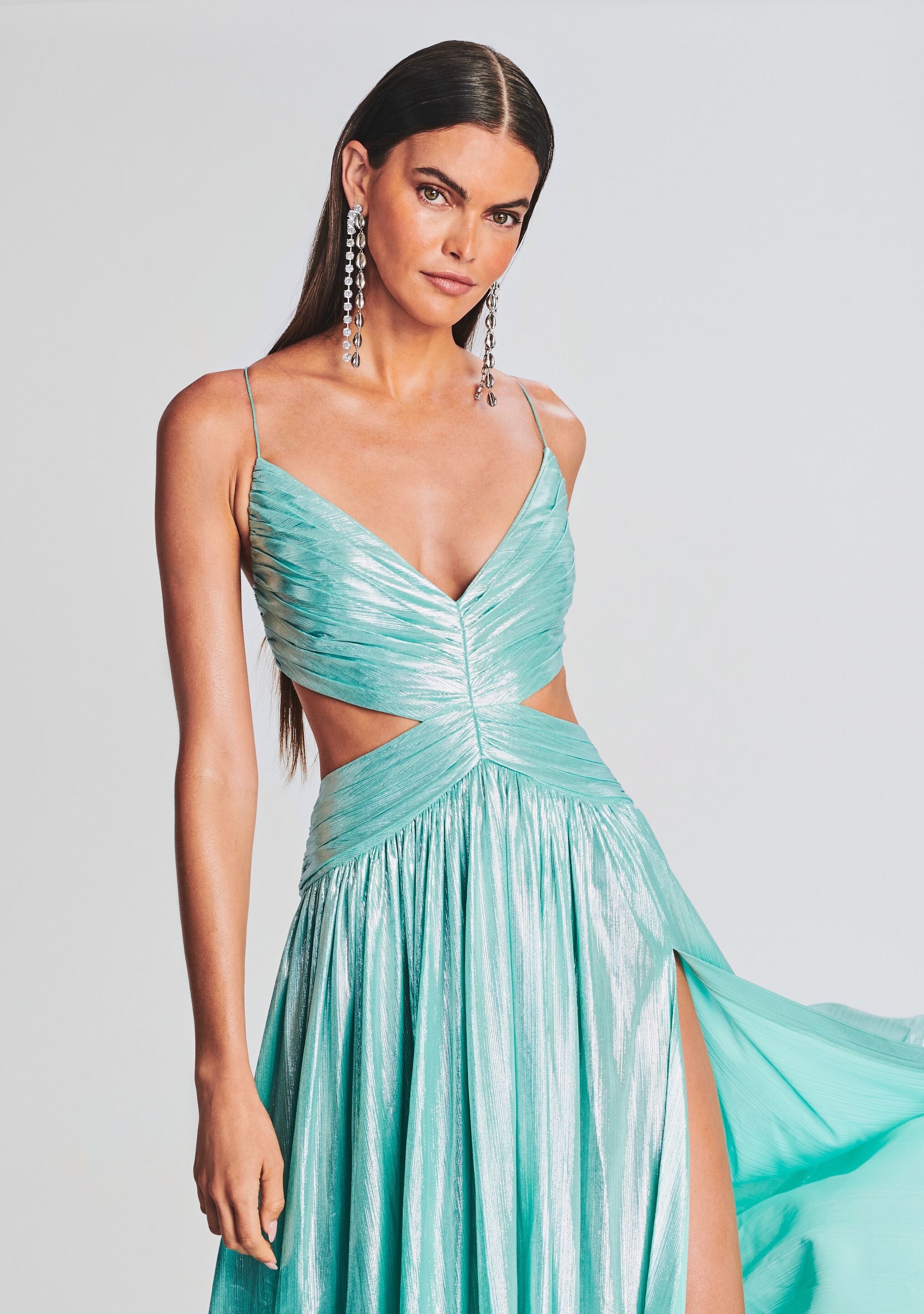 Ella Teal Off Shoulder Formal Maxi Dress – Beginning Boutique US