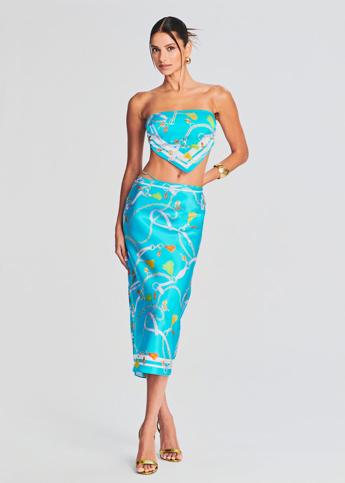 Natalia Silk Scarf Top