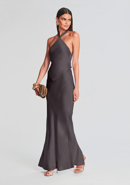 retrofete ester satin halter dress Ester Dress – Retrofete