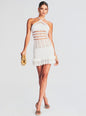Eze Crochet Pearl Embellished Dress