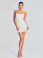 Eliza Lace Strapless Mini Dress