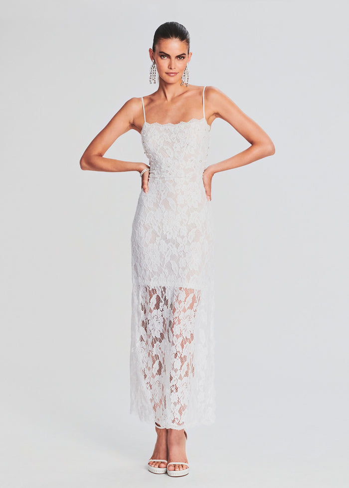 Reet Lace Midi Dress