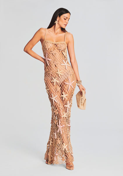retrofete tara crochet dress Tara Sequin Crochet Dress Retrofete