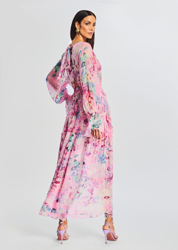 Sage High Low Dress