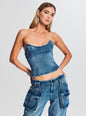Allie Denim Top