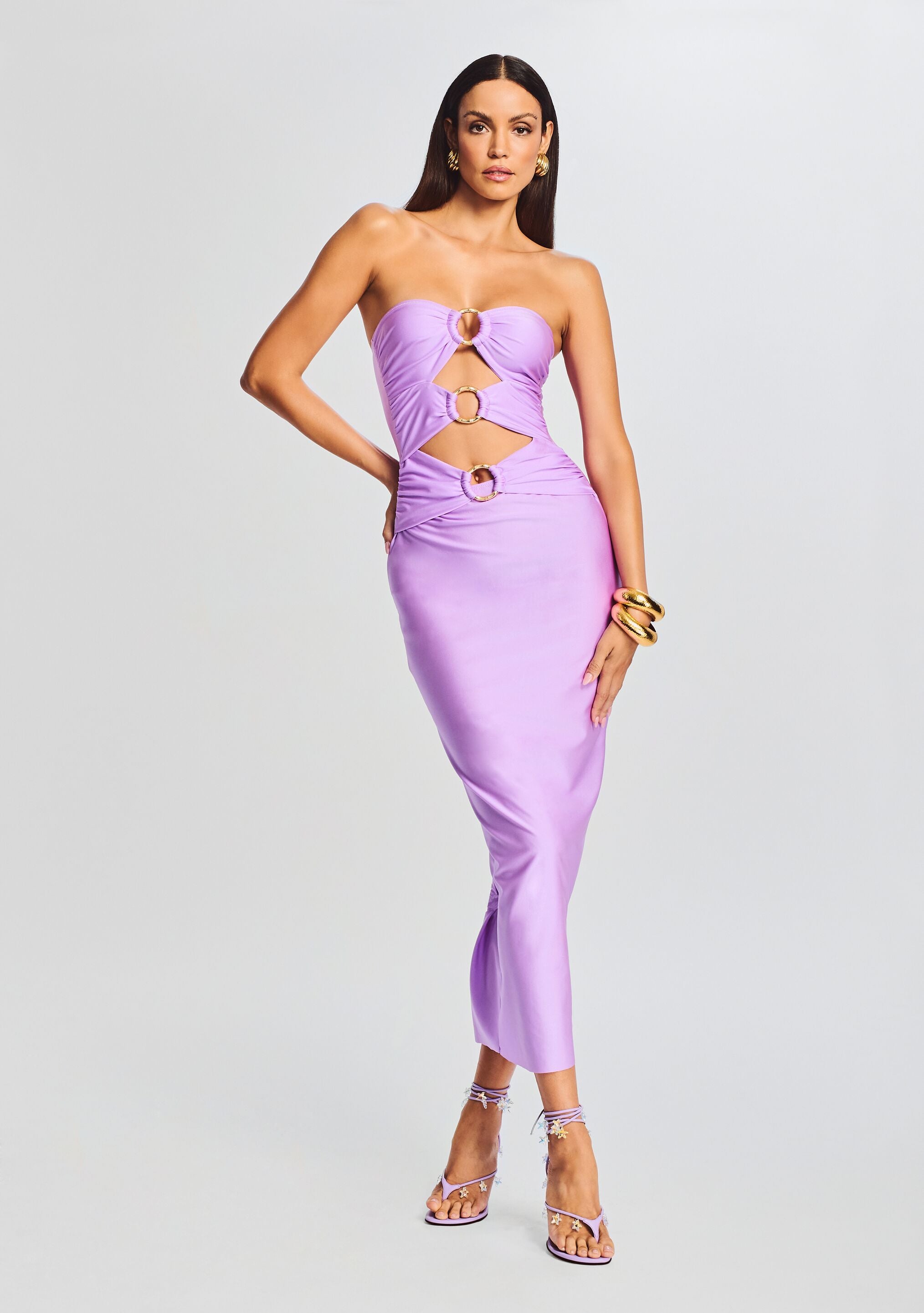 Crop maxi outlet dress