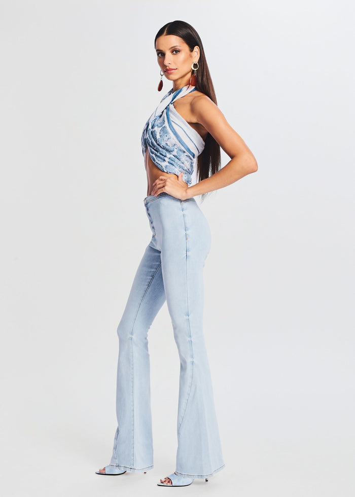 Nora Mid Rise Flare Jean