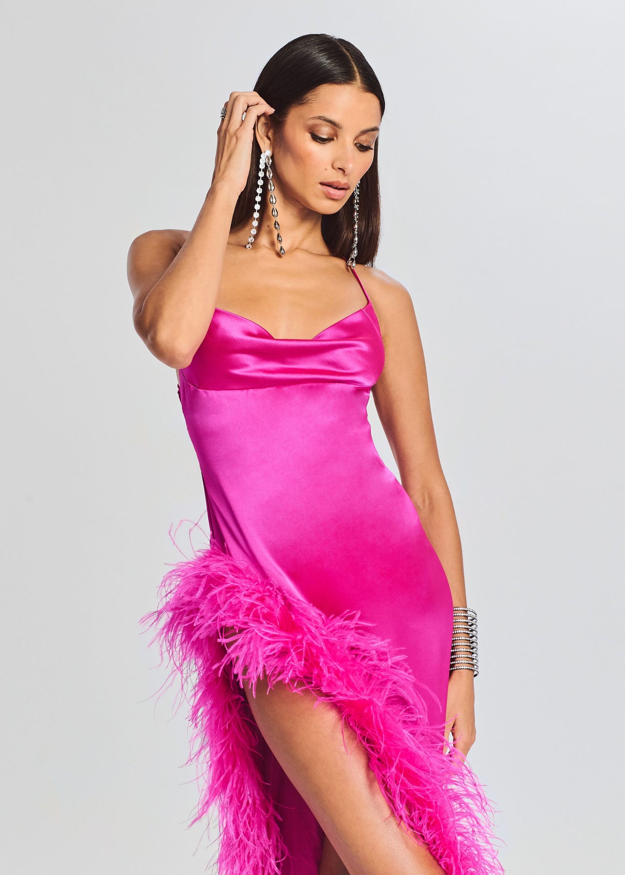 Priscilla Feather Dress – Retrofete