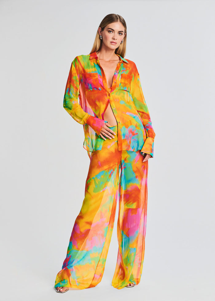 Mika Silk Chiffon Pant