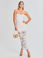Eliza Lace Strapless Maxi Dress