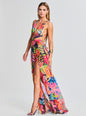 Plum Cut Out Maxi Dress