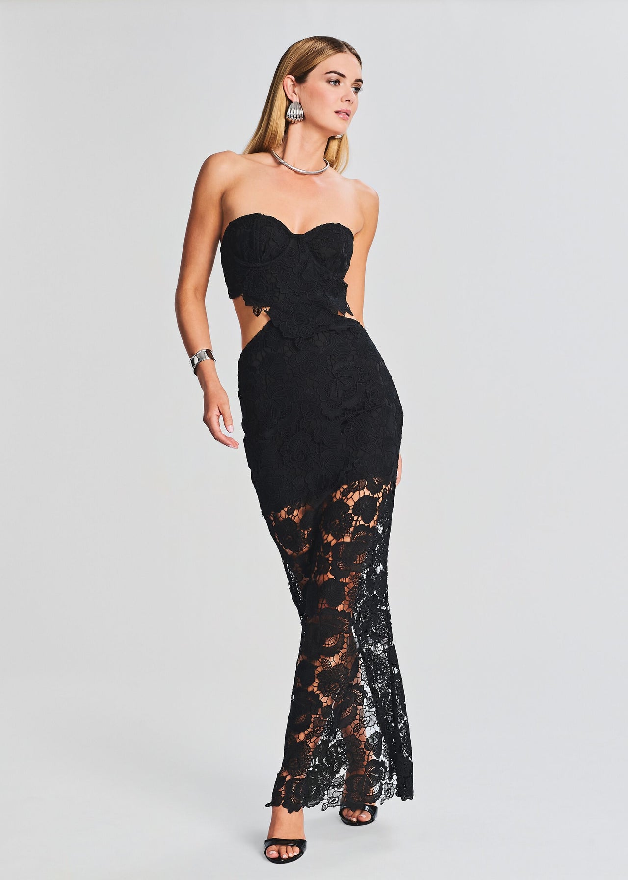 Eliza Lace Maxi Dress Retrofete Eliza Lace Maxi Dress Retrofete