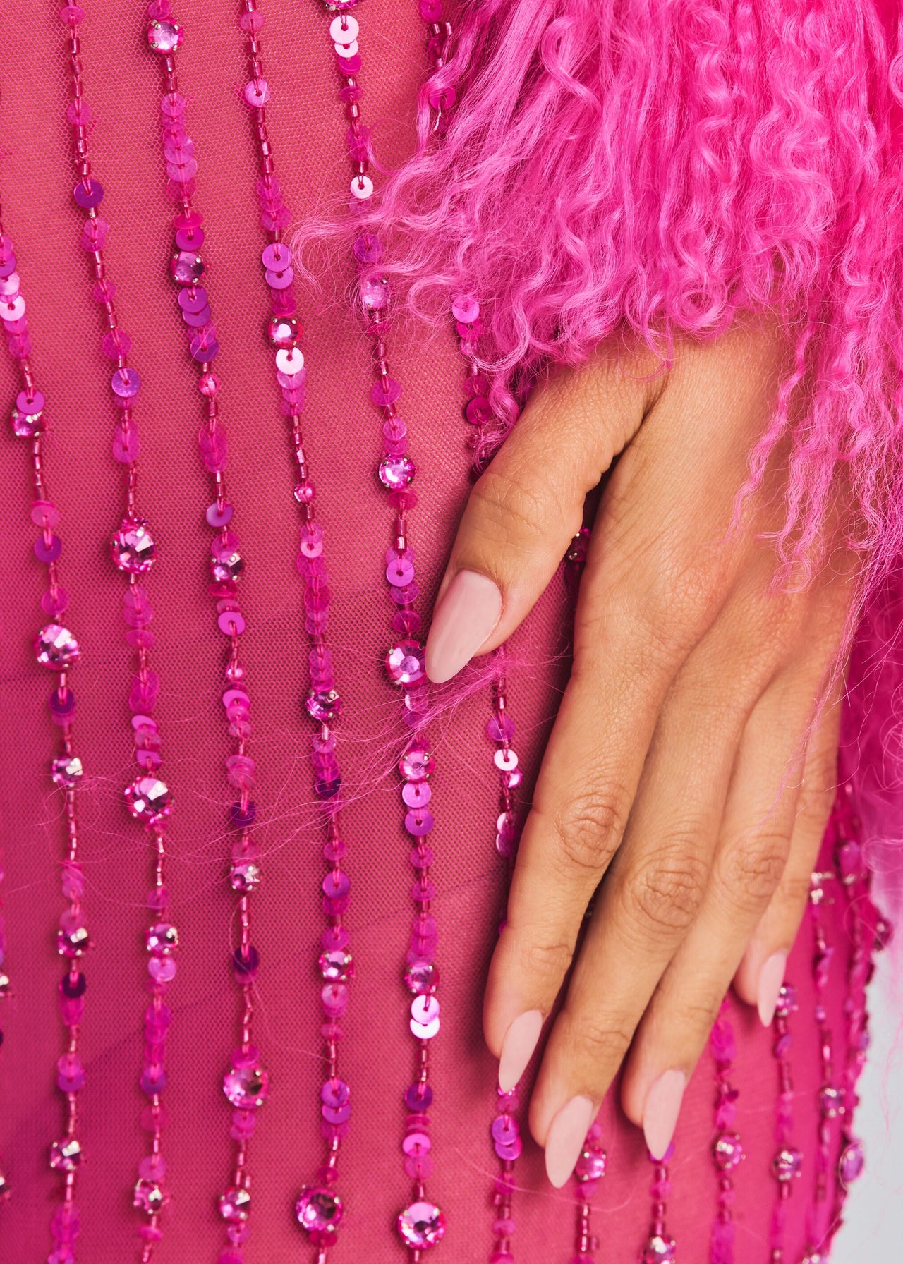 alessandra pink dress Alessandra Ambrosio Hot Pink Strapless Formal Dress 2020 Vanity Fair Oscar Party