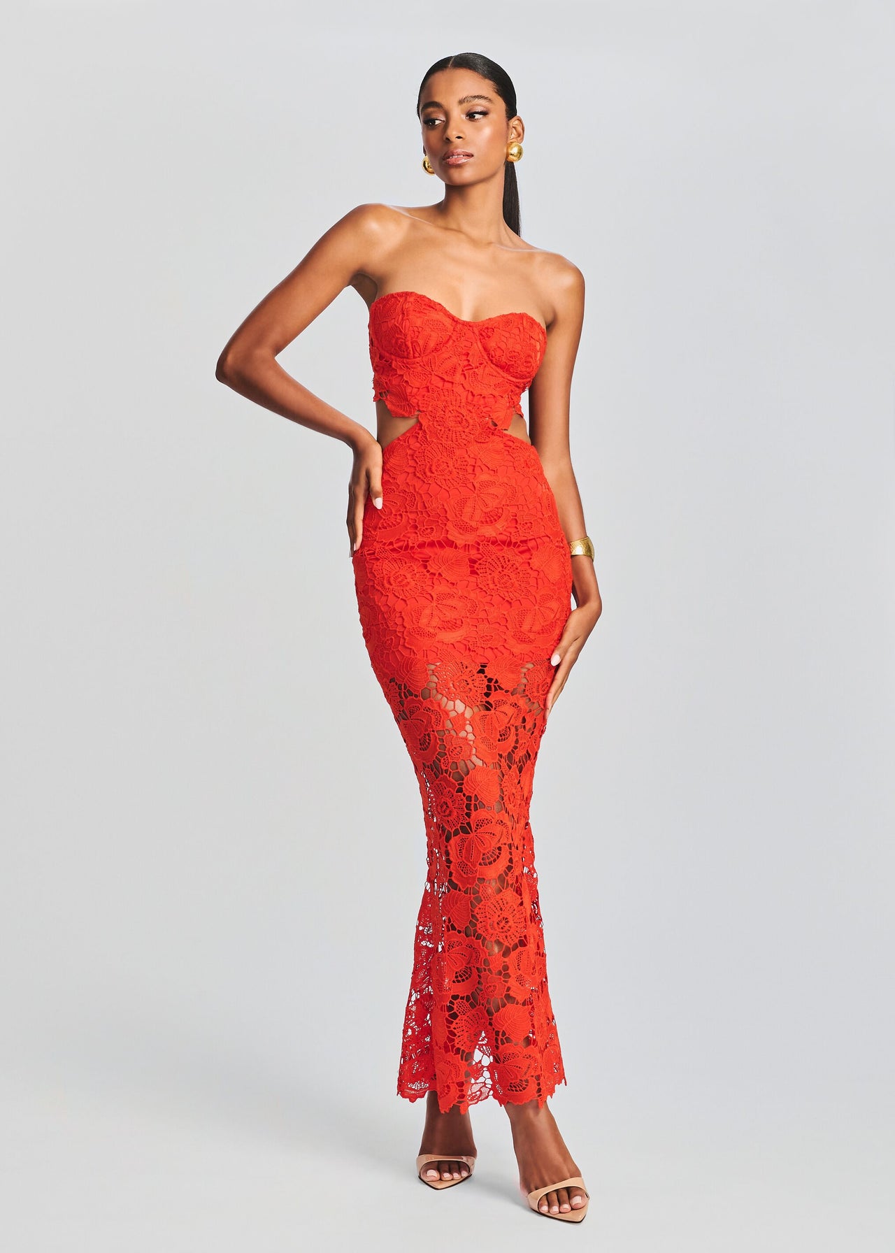 Eliza Lace Maxi Dress – Retrofete Eliza Lace Maxi Dress – Retrofete