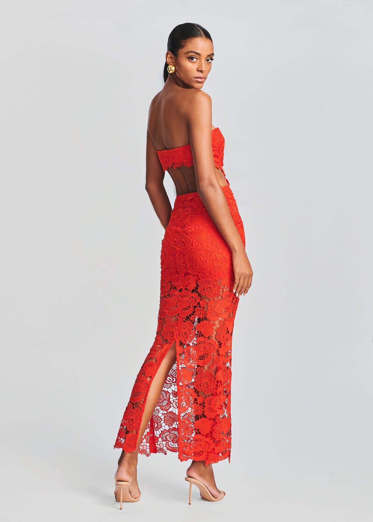 Eliza Lace Maxi Dress Retrofete Eliza Lace Maxi Dress Retrofete
