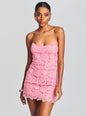 Eliza Lace Strapless Mini Dress