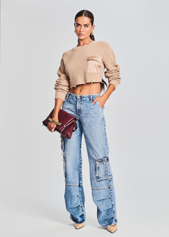 Mid Cropped Devin Sweater