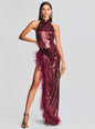 Vixen Sequin Feather Dress