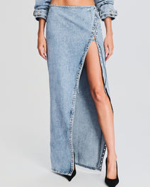 Zahlia Denim Skirt