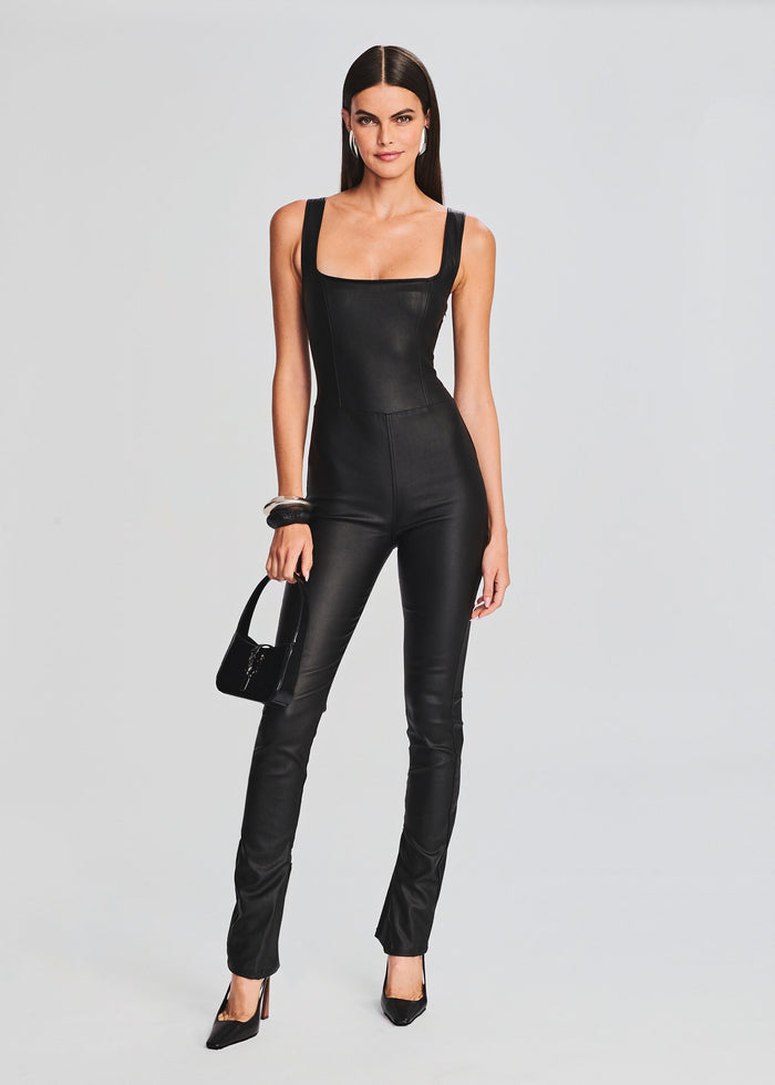 Viper Coated Denim Catsuit media 1 of 5