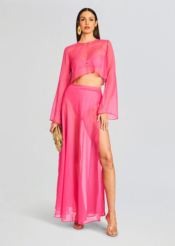 Alaia Long Slit Skirt