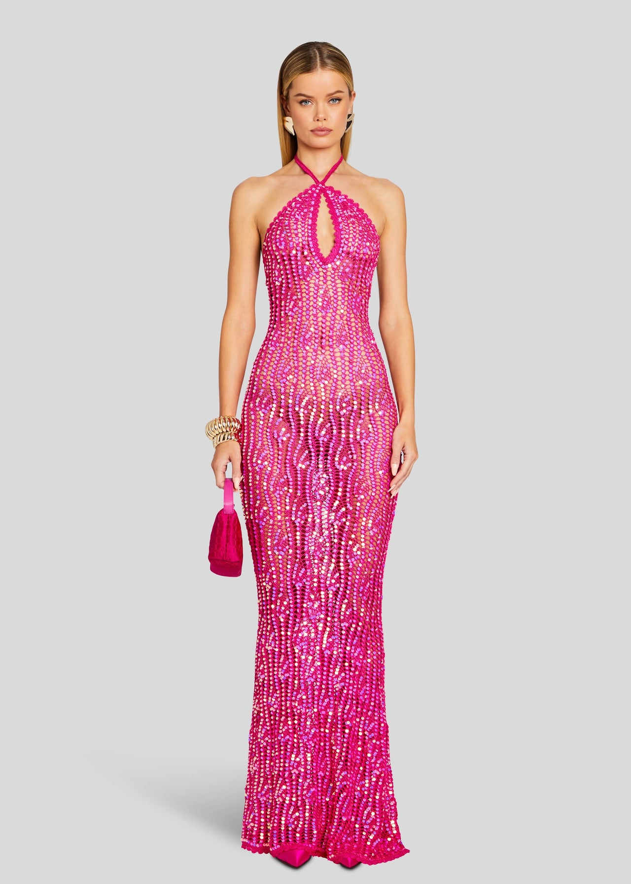 Massie Sequin Crochet Dress Retrofete Massie Sequin Crochet Dress Retrofete