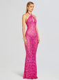 Massie Sequin Crochet Dress