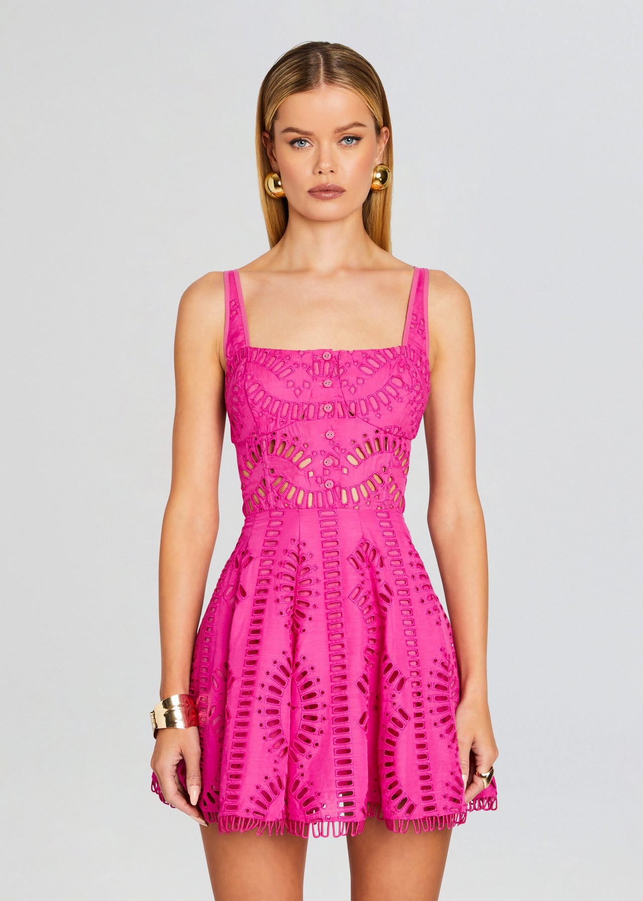 ricka short dress Ricka broderie anglaise mini dress - CHARO RUIZ IBIZA
