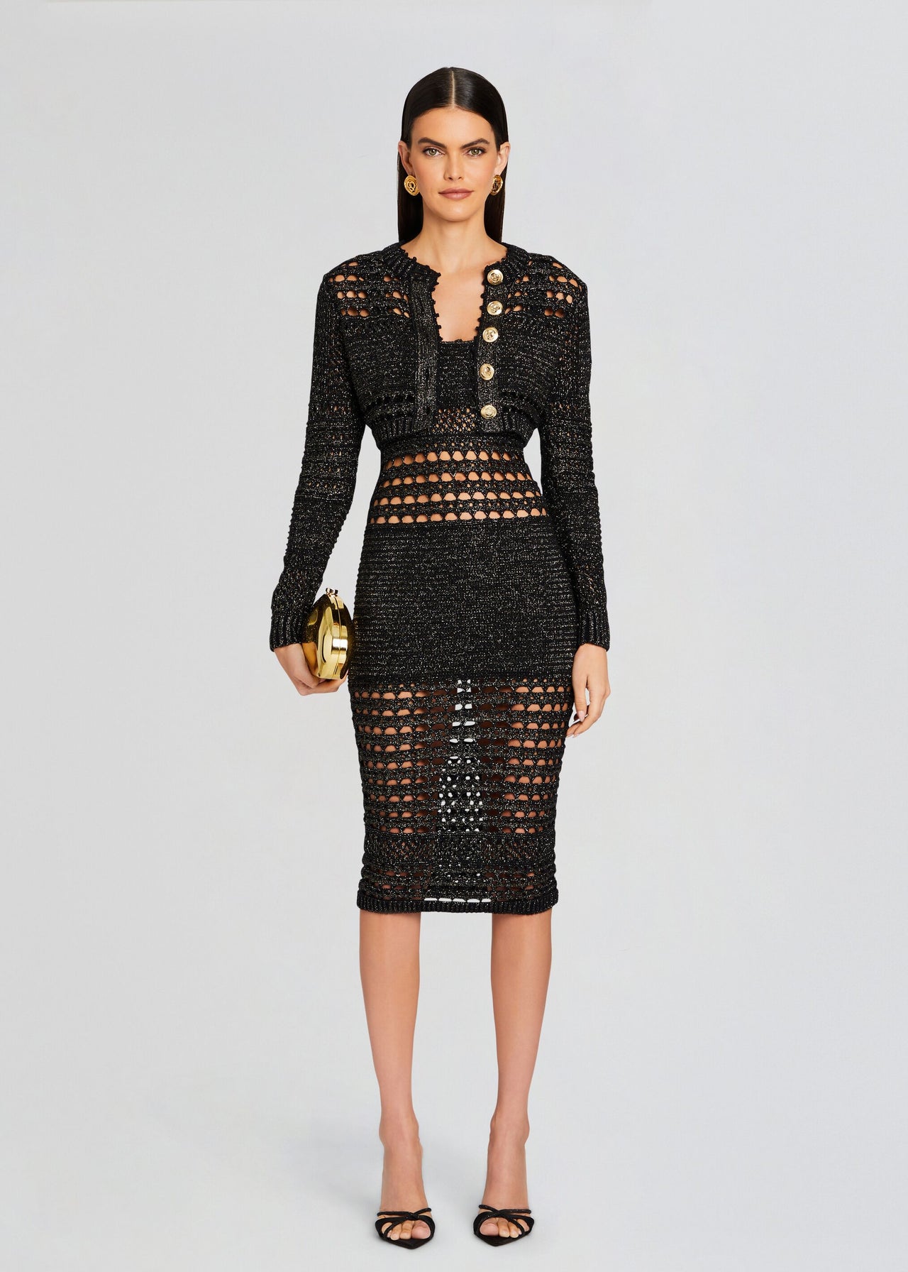 Avril Knit Crochet Dress Retrofete Avril Knit Crochet Dress Retrofete