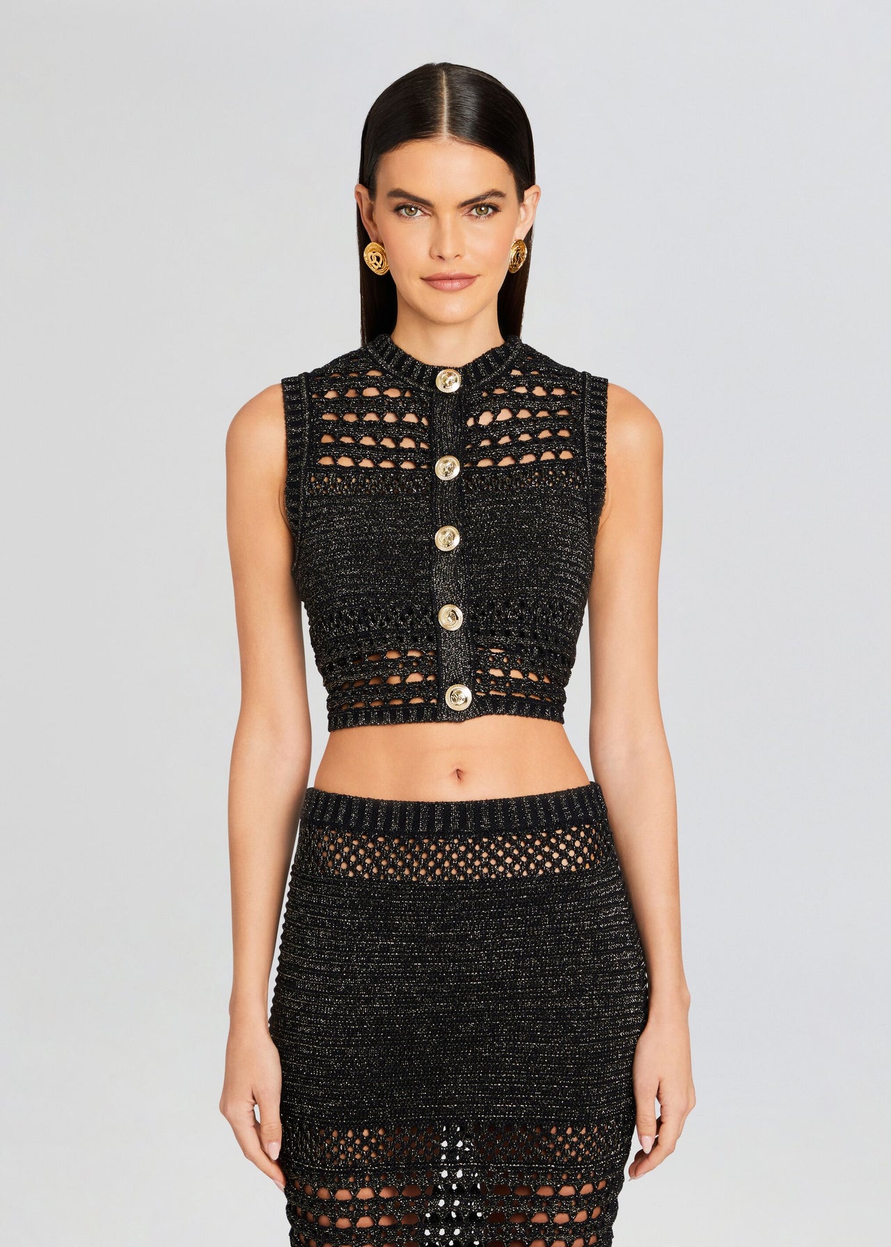 Rusty Topped Delma Delma Knit Crochet Top – Retrofete