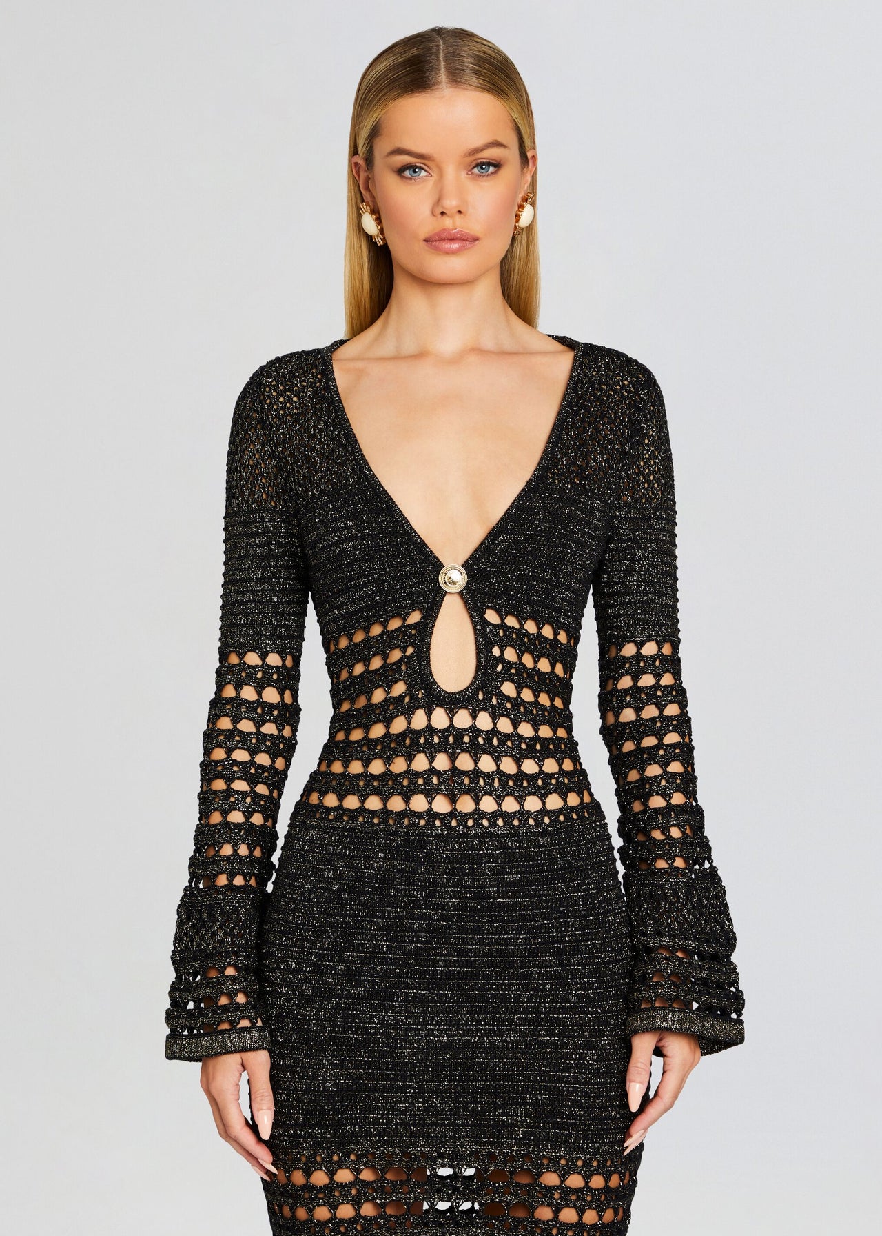 Elvana Knit Crochet Dress Retrofete Elvana Knit Crochet Dress Retrofete