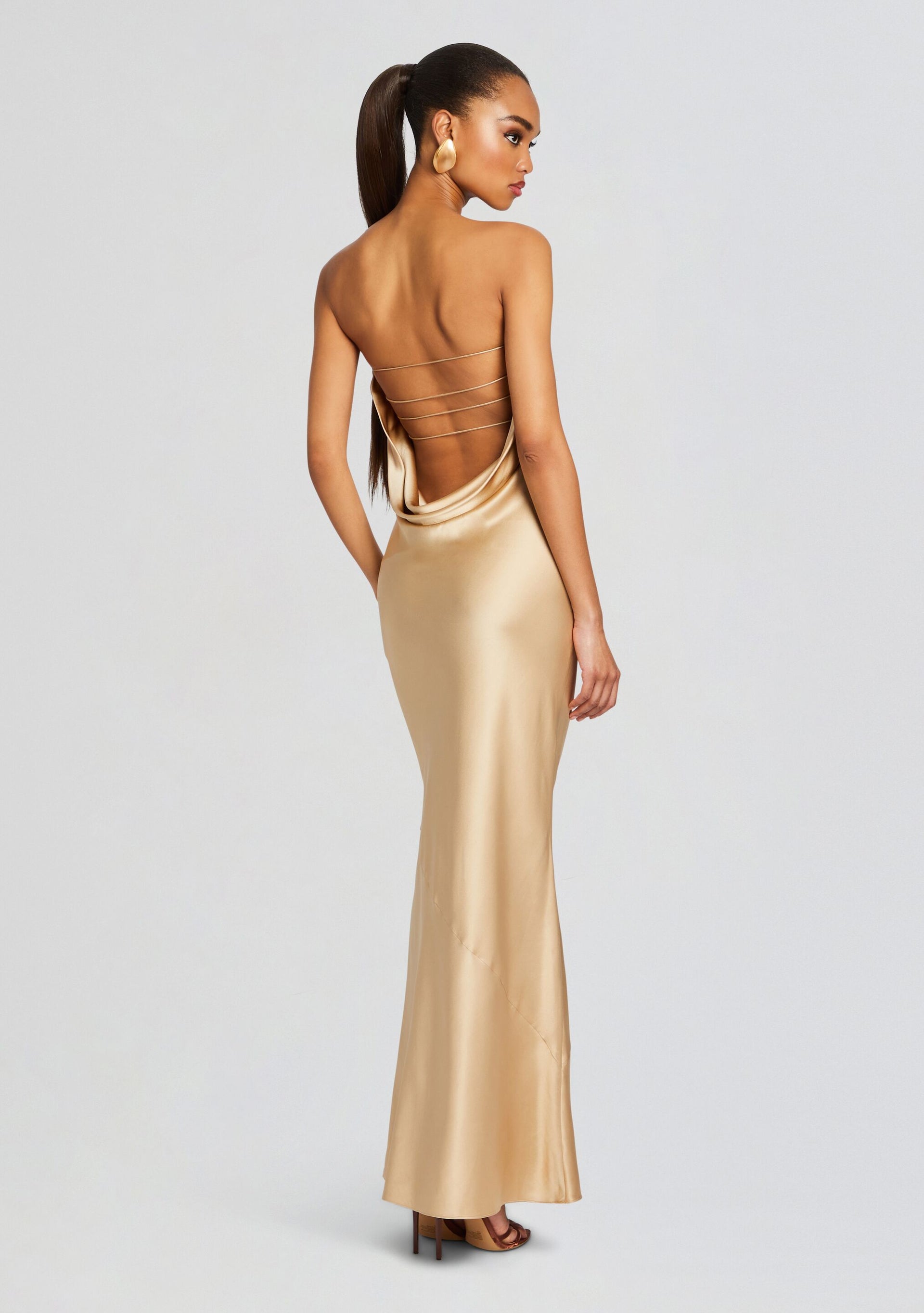 Nude Silk Dress | Keaton Dress