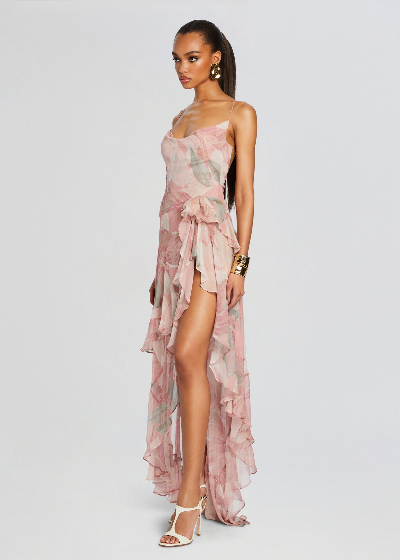 Samara Silk Chiffon Dress Retrofete Samara Silk Chiffon Dress Retrofete