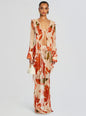Sybil Silk Chiffon Skirt