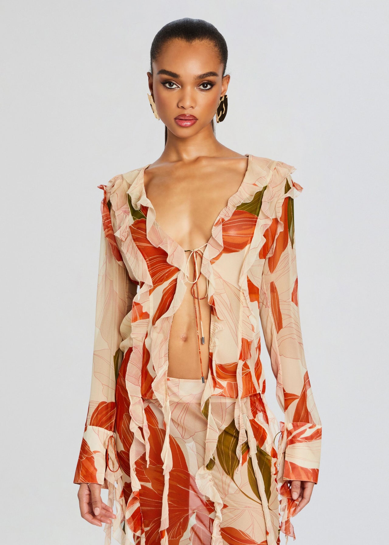 Shae Silk Chiffon Top – Retrofete