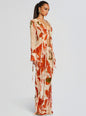 Sybil Silk Chiffon Skirt