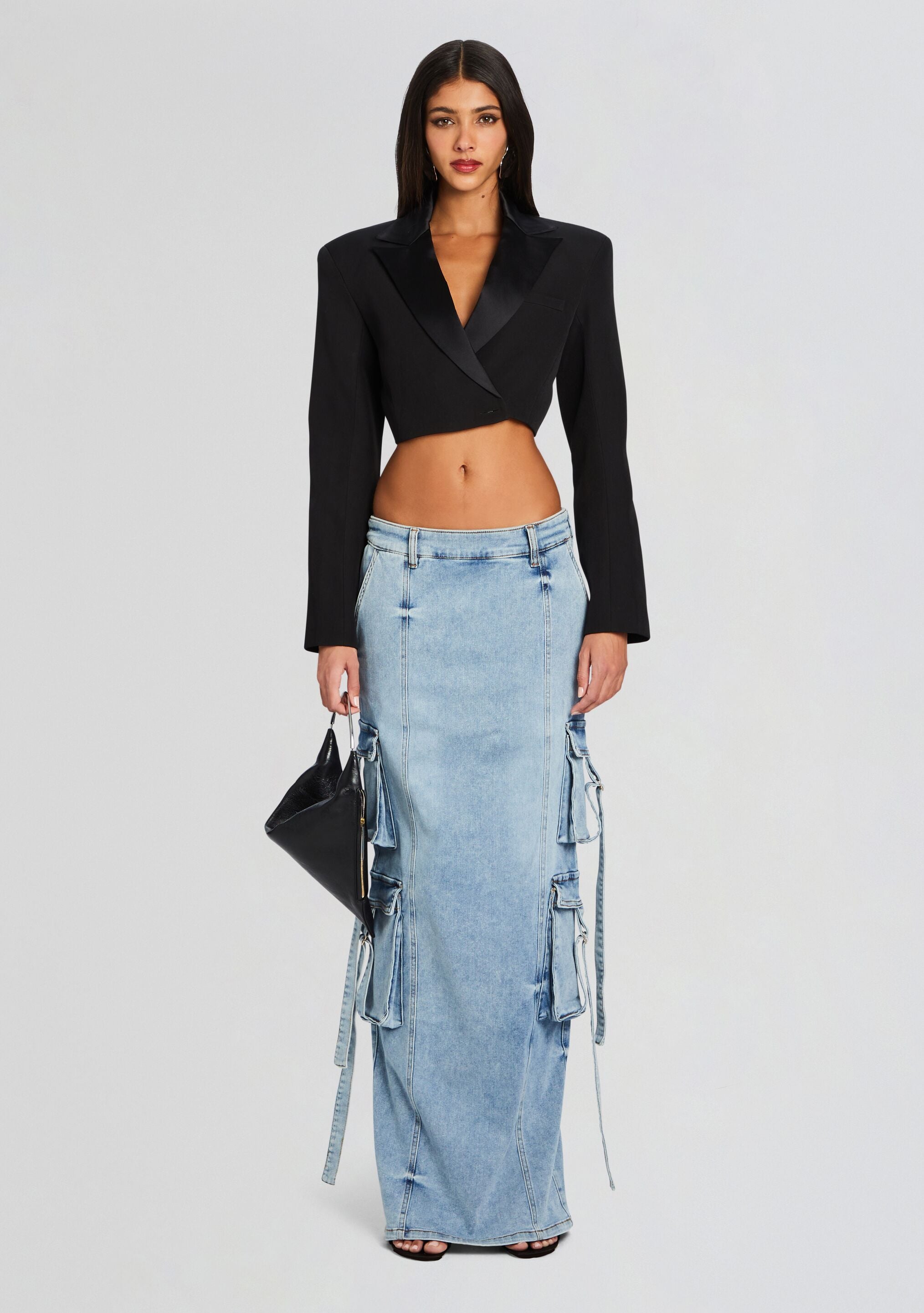 Cerise maxi skirt clearance
