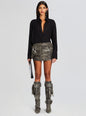 Langely Leather Skirt