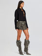 Langely Leather Skirt