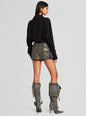 Langely Leather Skirt