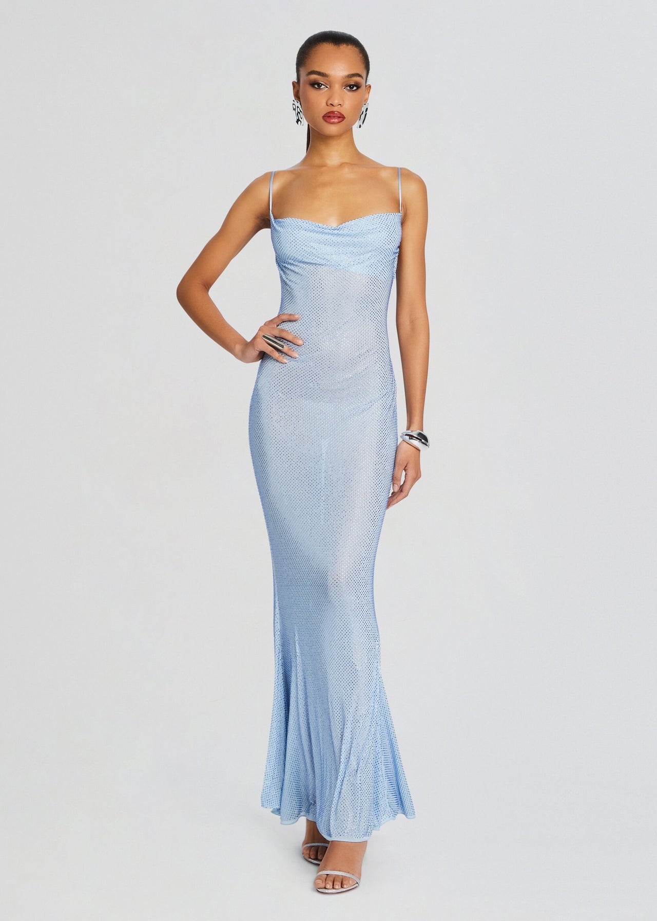 Shilo Embellished Silk Dress Retrofete Shilo Embellished Silk Dress Retrofete