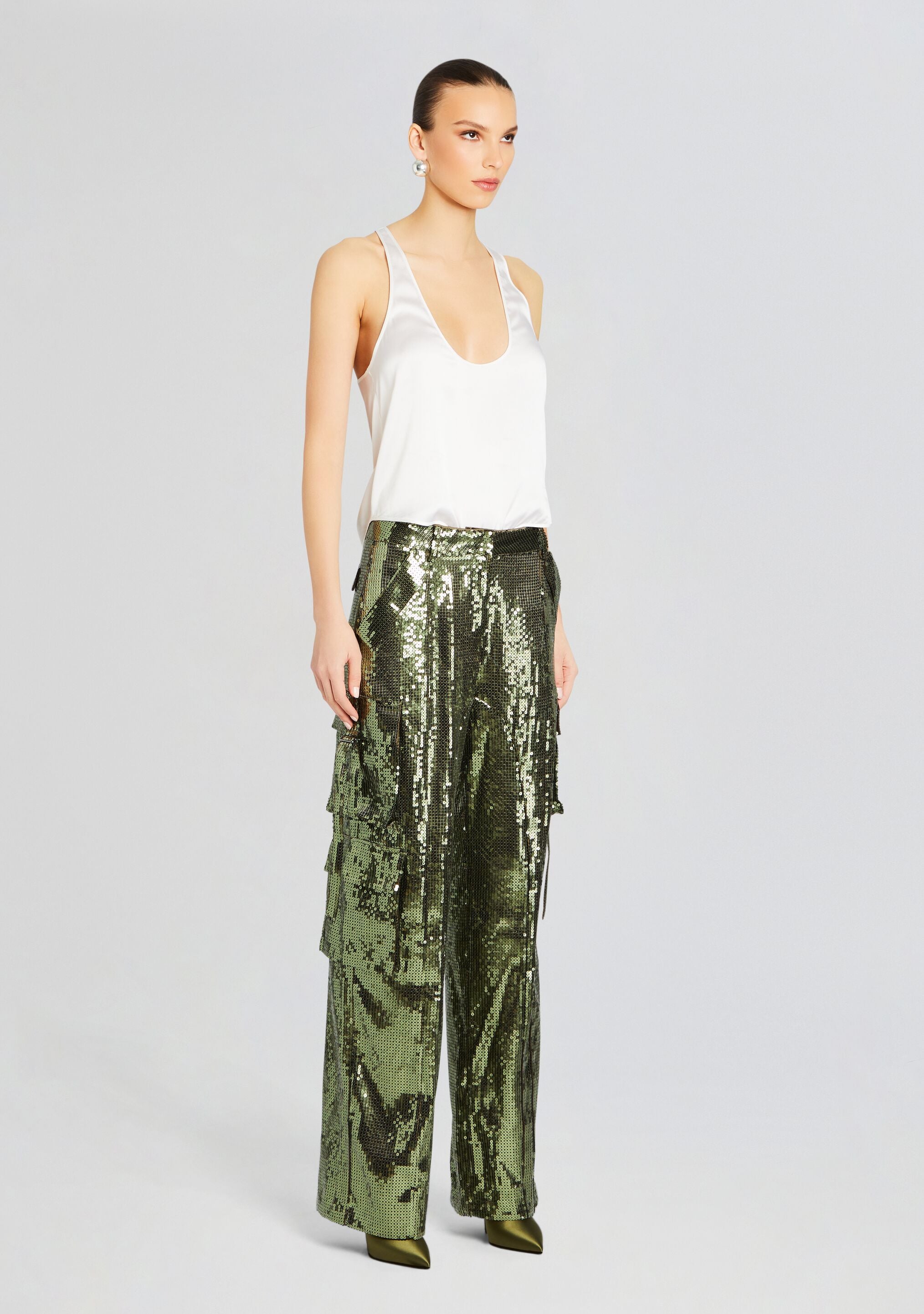 André Cargo Sequin Pant