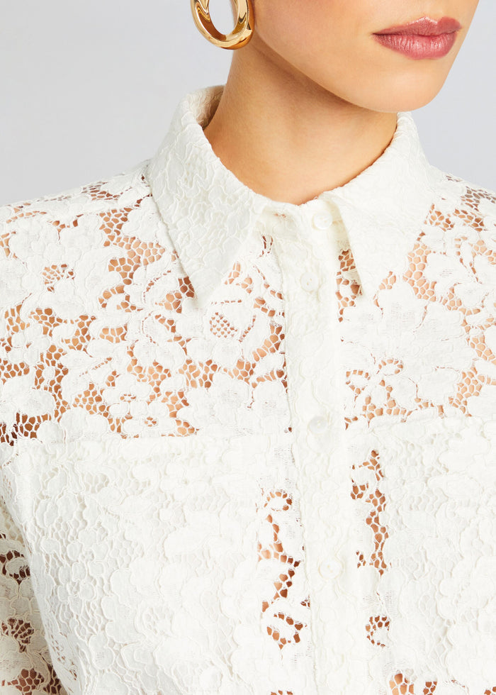 Oversized Lace Shirt