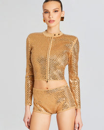 Mali Embelllished Knit Jacket