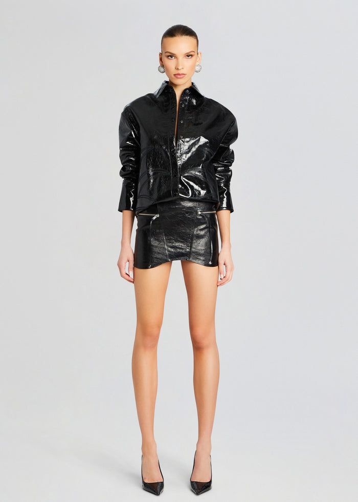 Shaili Leather Shirt