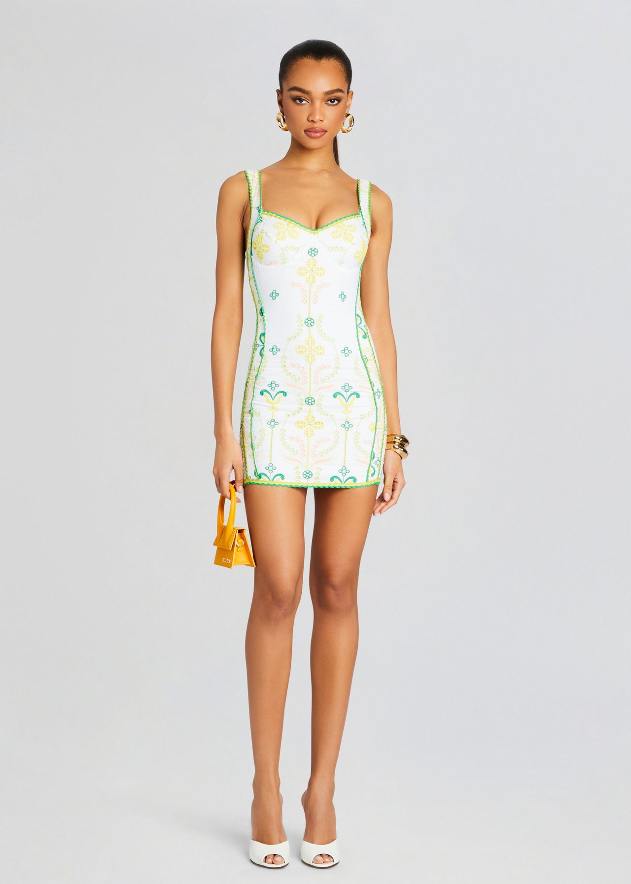 carol mini dress Carol Tulip Mini Dress in White