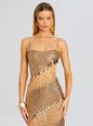 Carmine Embellished Dress