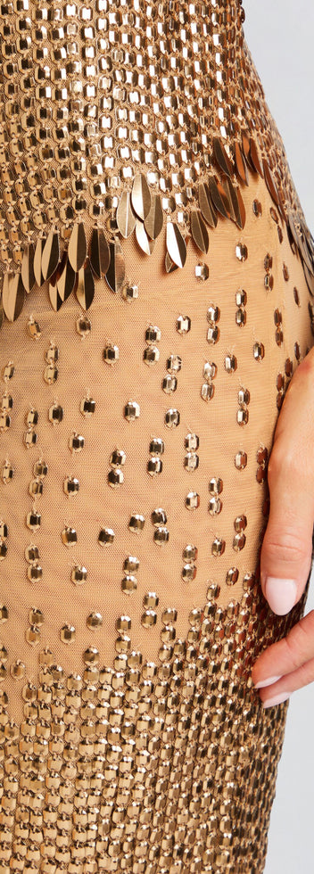 Carmine Embellished Maxi Dress - Fuchsia