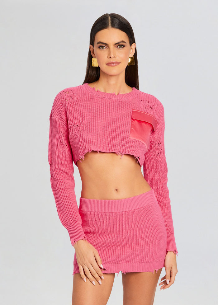 Cropped Devin Sweater media 1 of 5