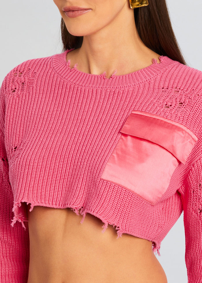Cropped Devin Sweater media 2 of 5